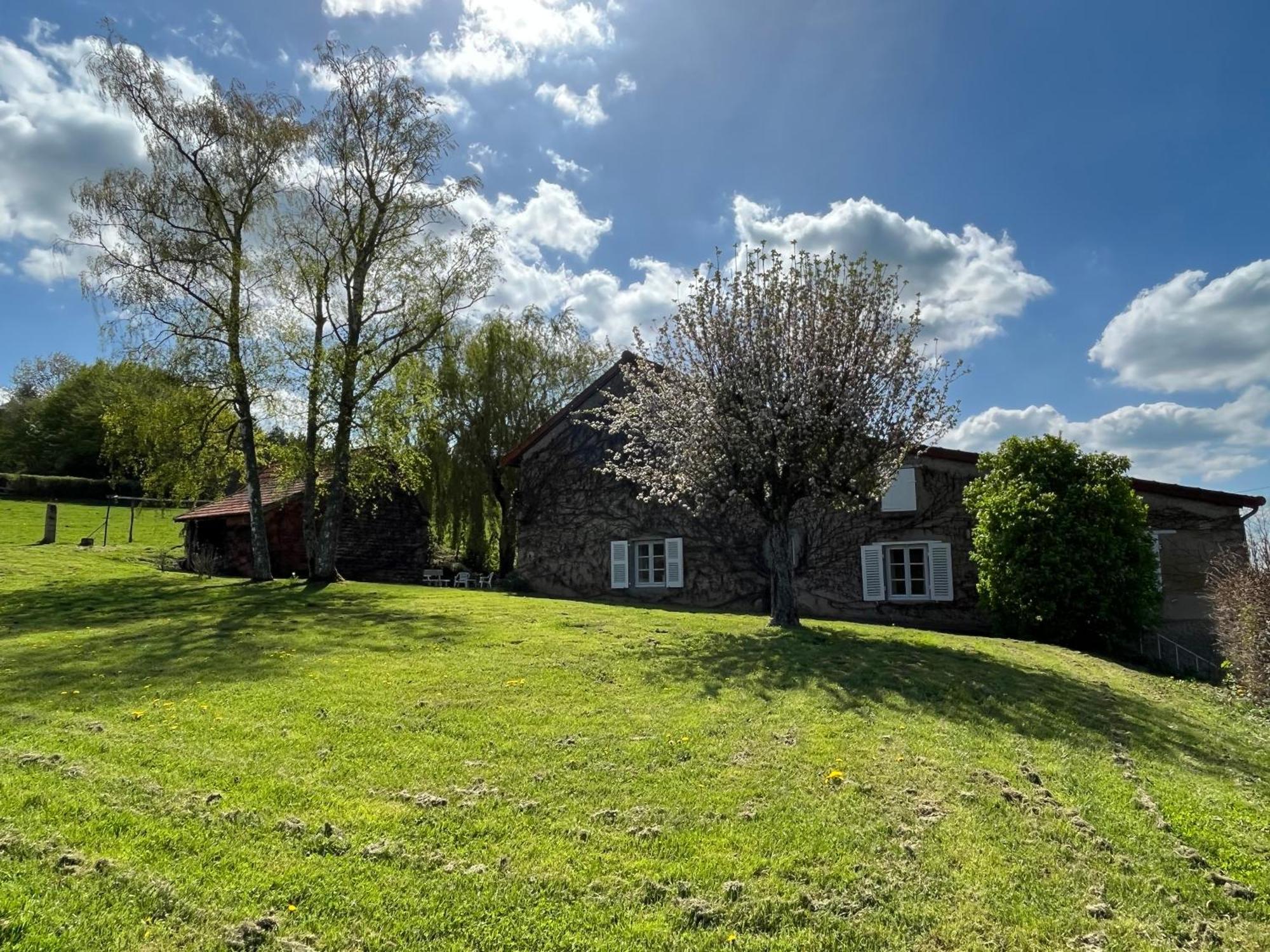 Les Granges de Semur-en-Brionnais with heated swimming pool&garden Extérieur photo